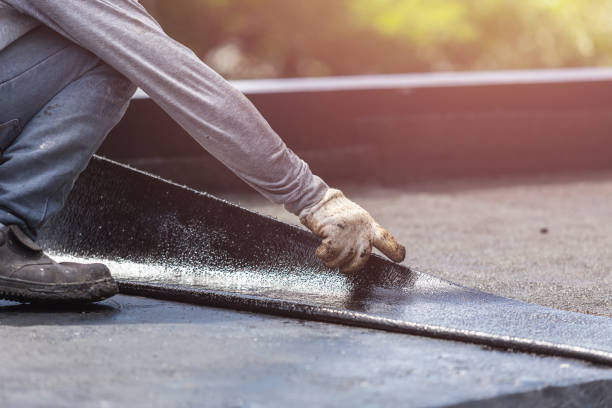 Professional Waterproofing technician working in Leon, KS
